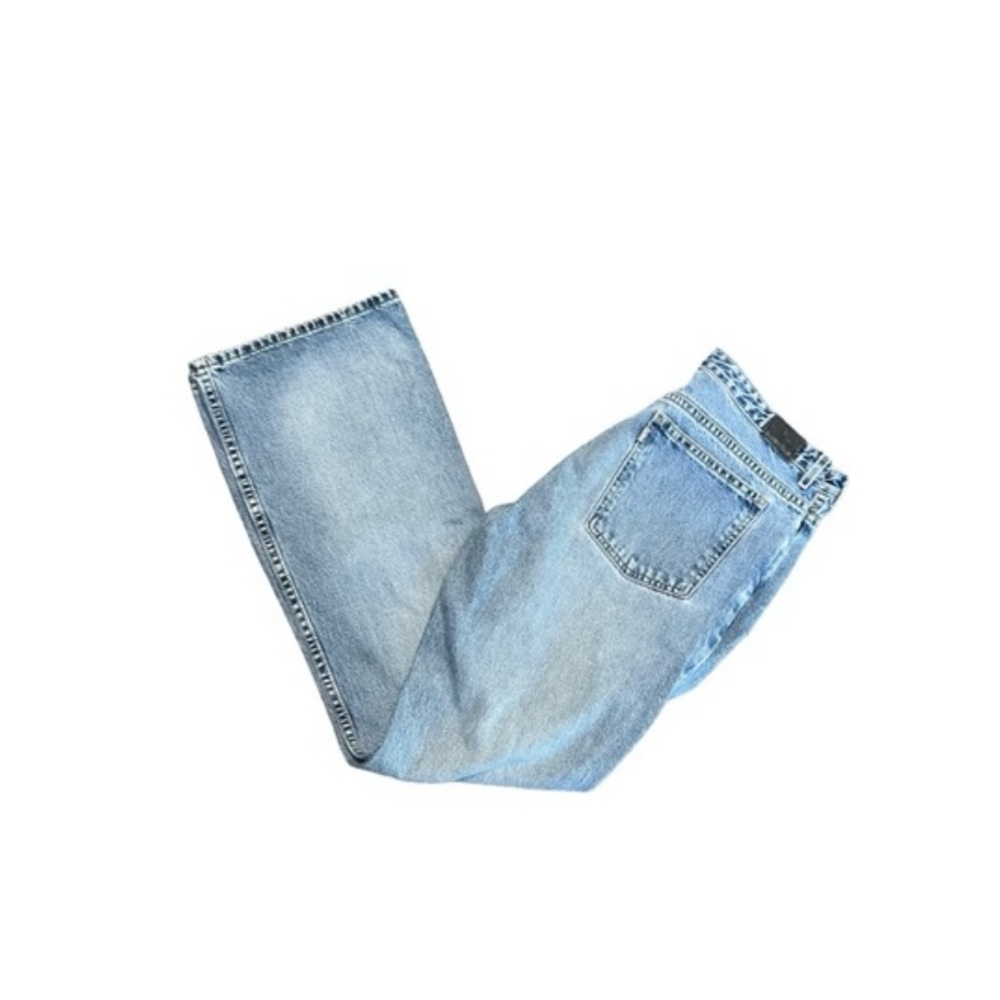 Vintage Levis Silvertab jeans 90s high rise fit and flare light wash siz…